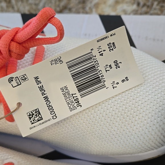 adidas Women's White and Pink Sneakers- I have removed the tags - Picture 8 of 10